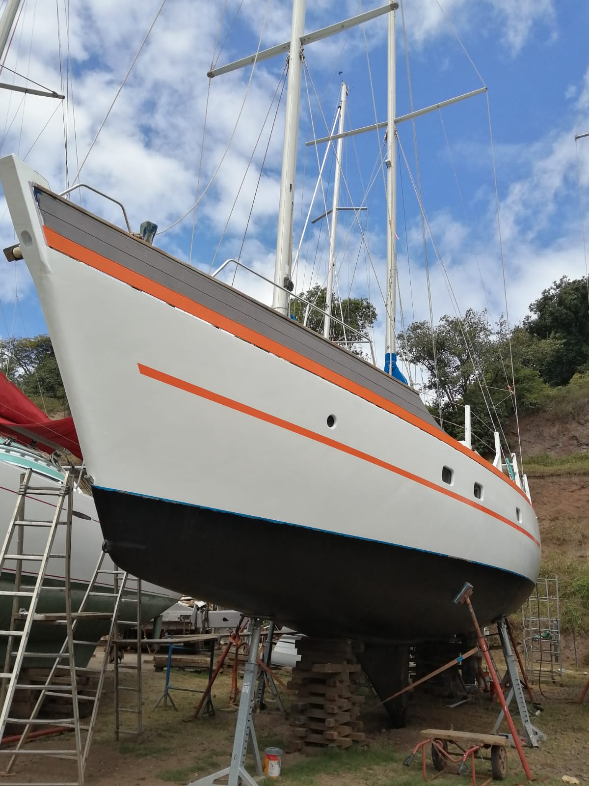 photo vente GOELETTE BOIS MOULE EPOXY 15M Goélette en Bois Moulé Époxy